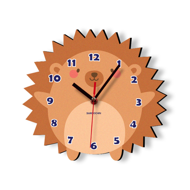 ساعت دیواری کودک باروچین مدل حیوانات پاییزی کد c-136