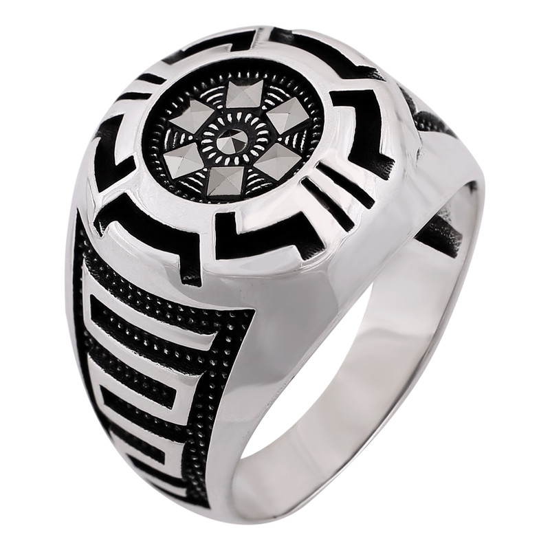 انگشتر نقره مردانه کد R3215