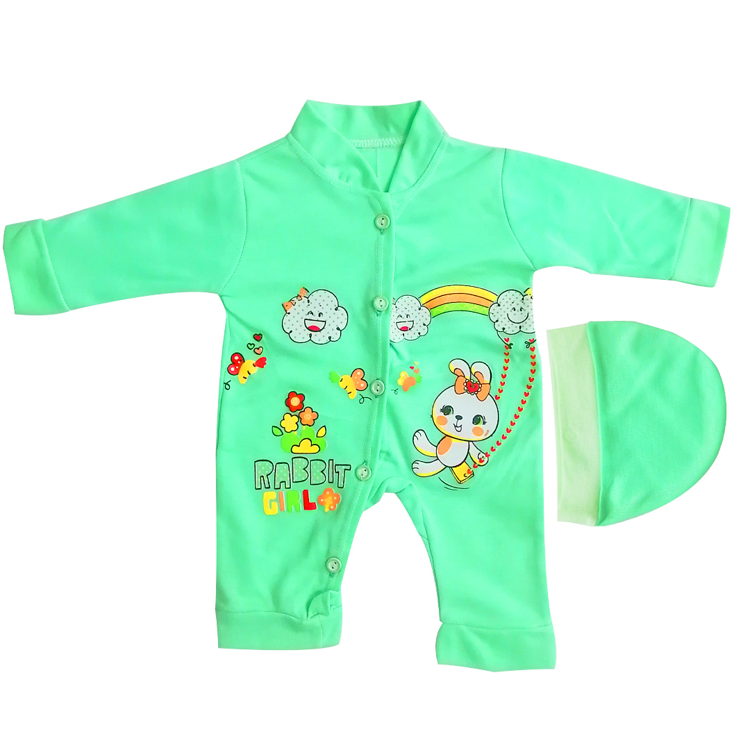 ست سرهمی و کلاه نوزادی مدل X22