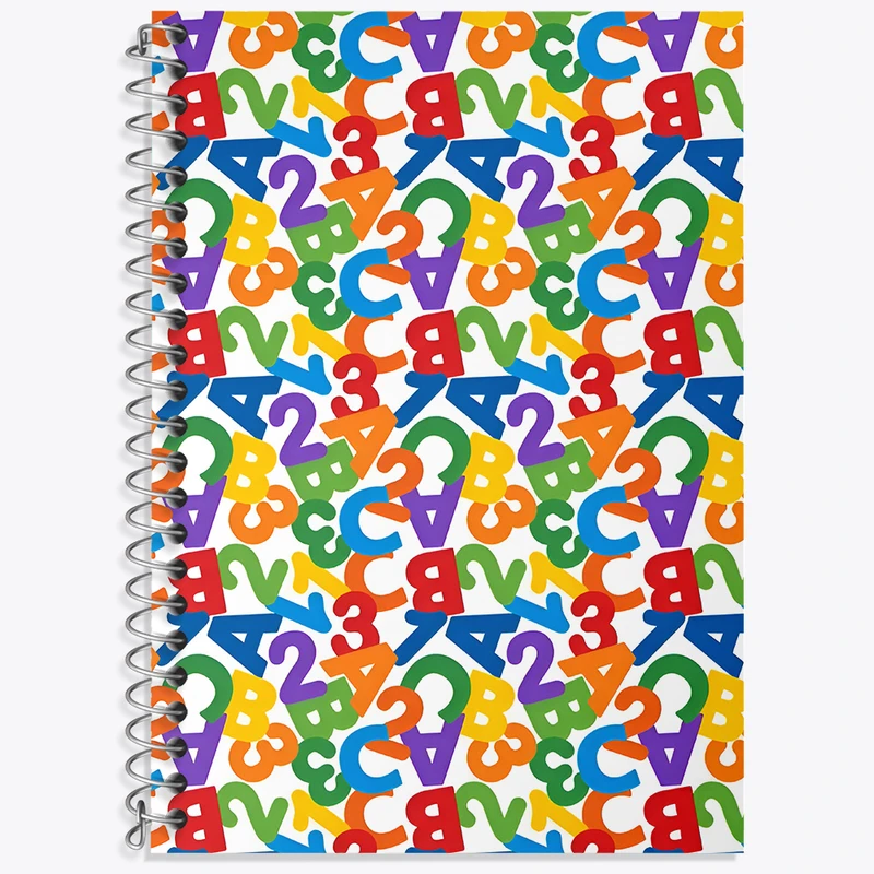 دفتر لغت 50 برگ خندالو طرح حروف انگلیسی کد N4670