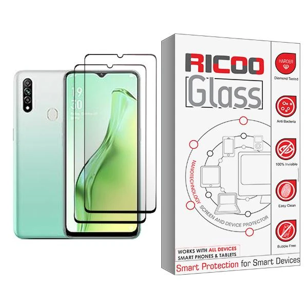 محافظ صفحه نمایش ریکو مدل Ricoo Glass MIX002 مناسب برای گوشی موبایل اوپو A31 بسته دو عددی
