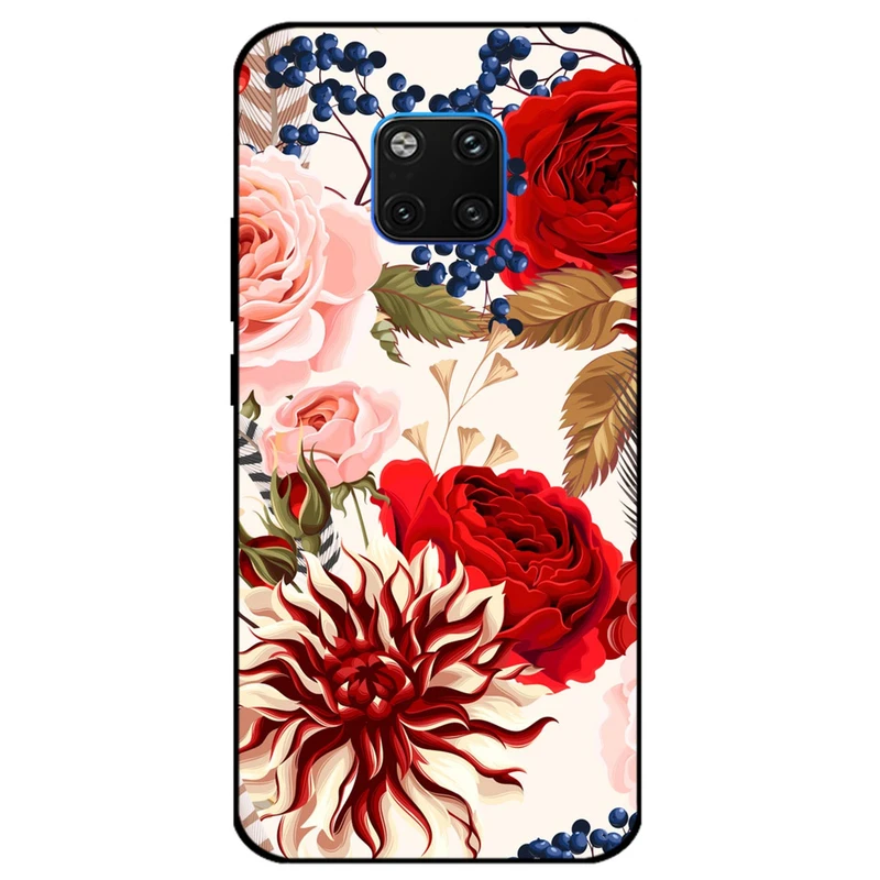 کاور مگافون طرح گل مدل 7350 مناسب برای گوشی موبایل هوآوی Mate 20 Pro