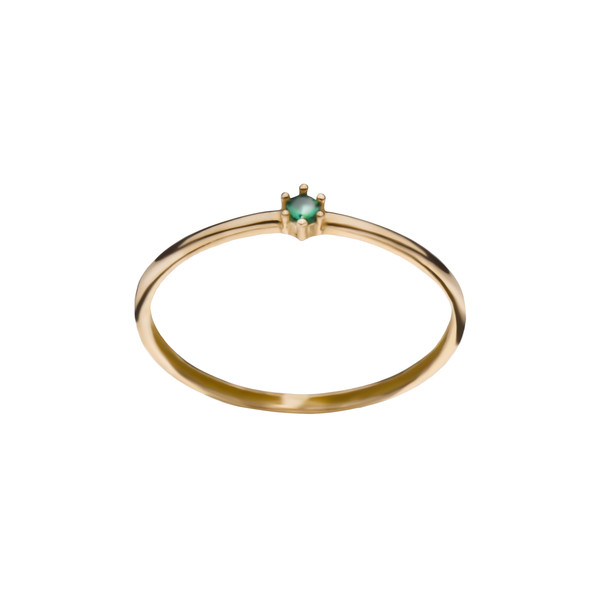 انگشتر طلا 18 عیار زنانه میو گلد مدل R116