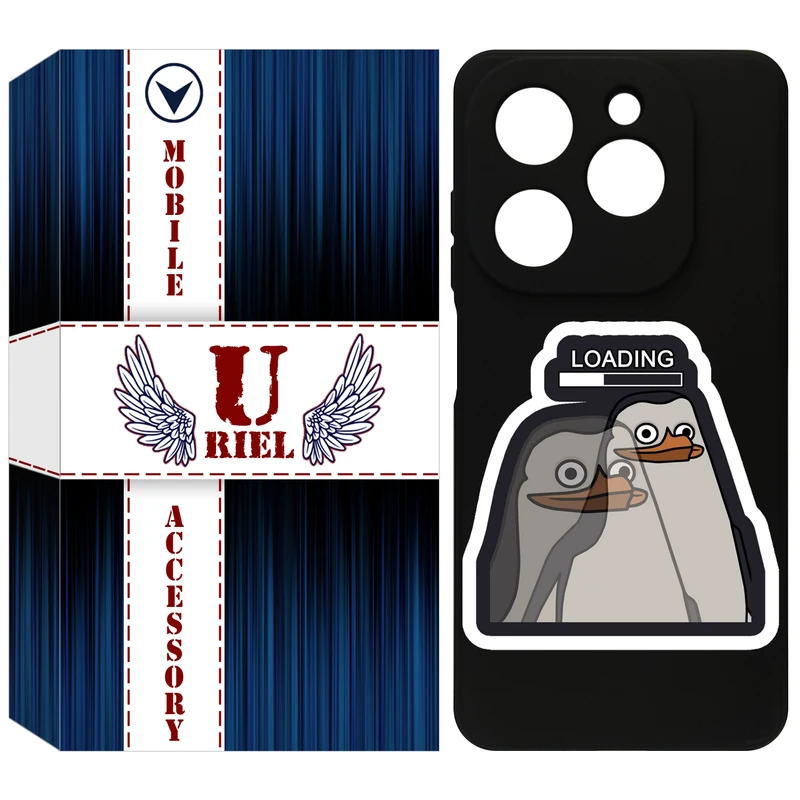 کاور یوریل مدل KSH کد 84 طرح Loading مناسب برای گوشی موبایل تکنو Spark 20 / Spark Go 2024