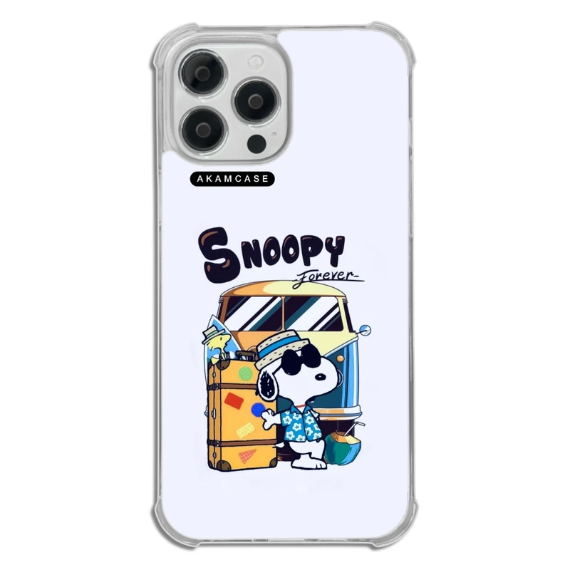 کاور آکام مدل AMCWTA13PROMAX-SNOOPY11 مناسب برای گوشی موبایل اپل iPhone 13 Pro Max