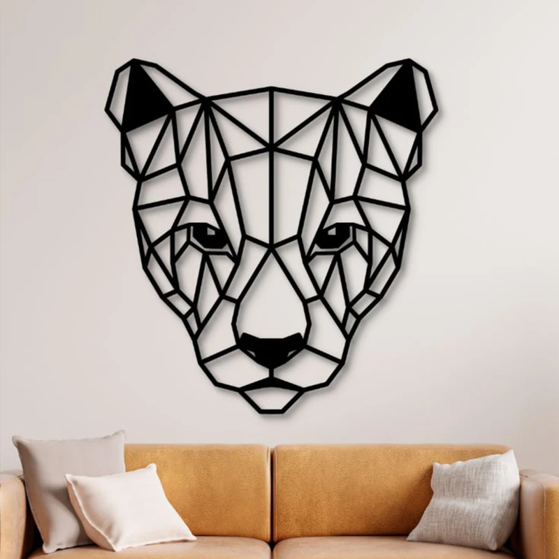 دیوارکوب دیزانور طرح پلنگ مدل 30 کد A039