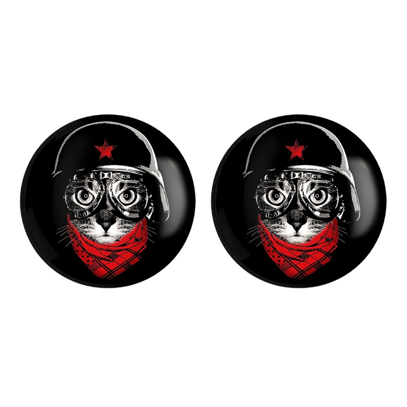 مگنت خندالو طرح گربه خلبان کد 23922392 مجموعه 2 عددی