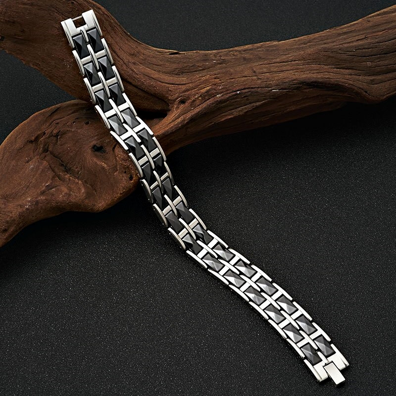 دستبند مغناطیسی مدل hematite کد 1m دستبند مغناطیسی مدل hematite کد 1m