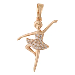 آویز گردنبند زنانه ژوپینگ مدل بالرین کد N3484