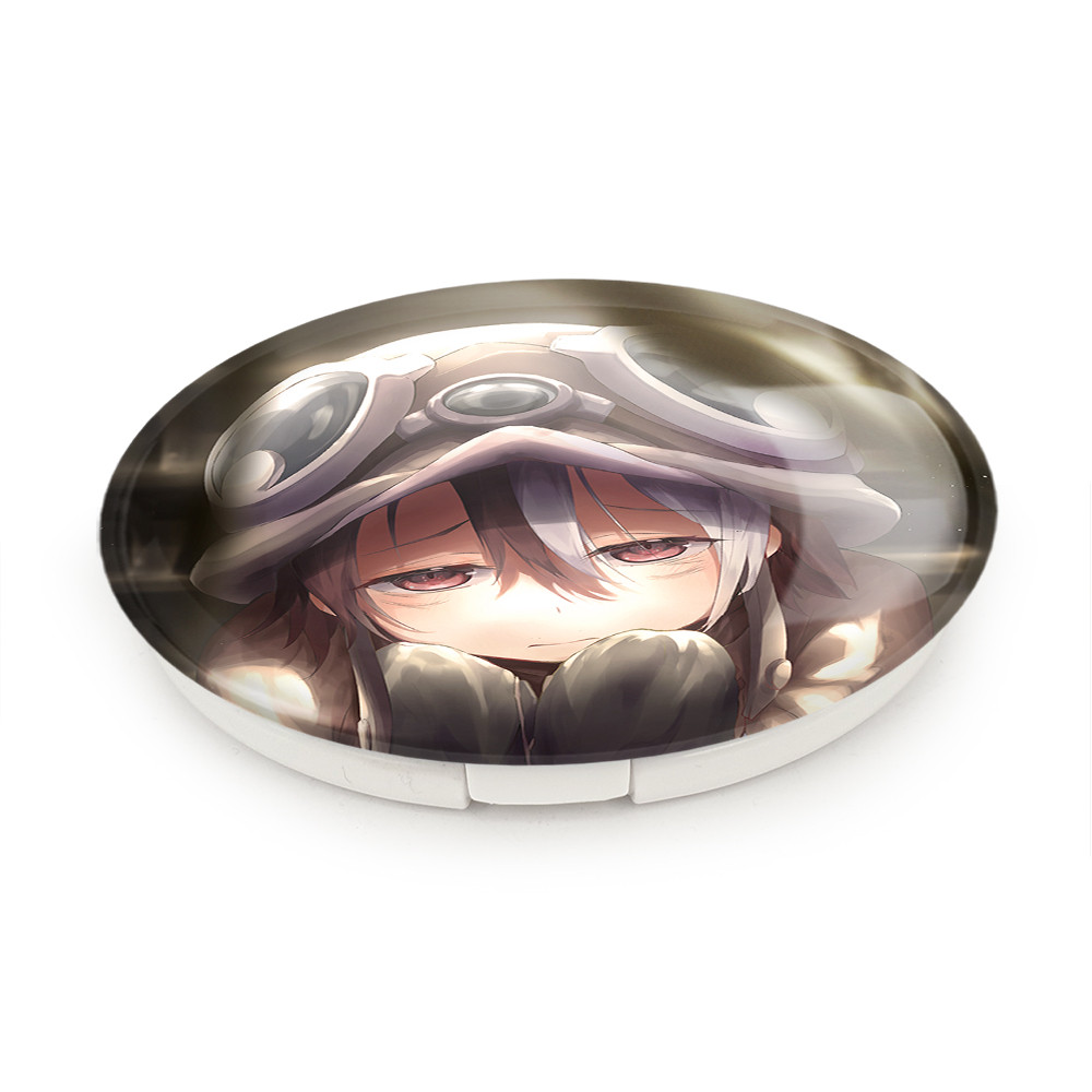 آینه جیبی خندالو طرح اوزن انیمه ساخته شده در پرتگاه Made in Abyss مدل تاشو کد 22110 آینه جیبی خندالو طرح اوزن انیمه ساخته شده در پرتگاه Made in Abyss مدل تاشو کد 22110