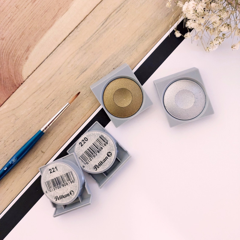 آبرنگ پلیکان مدل Metallic