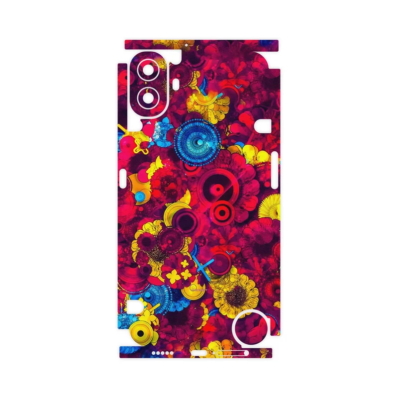 برچسب پوششی ماهوت مدل Vector Flower Garden Digital Art-FullSkin مناسب برای گوشی موبایل ناتینگ CMF Phone 1