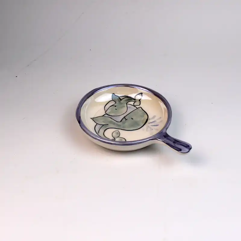 ظرف سرامیکی مدل خرما خوری  لاستر