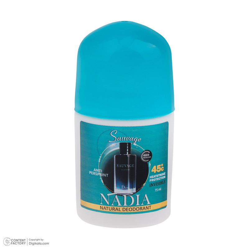 رول ضد تعریق نادیا مدل Savage حجم 75 میلی لیتر رول ضد تعریق نادیا مدل Savage حجم 75 میلی لیتر