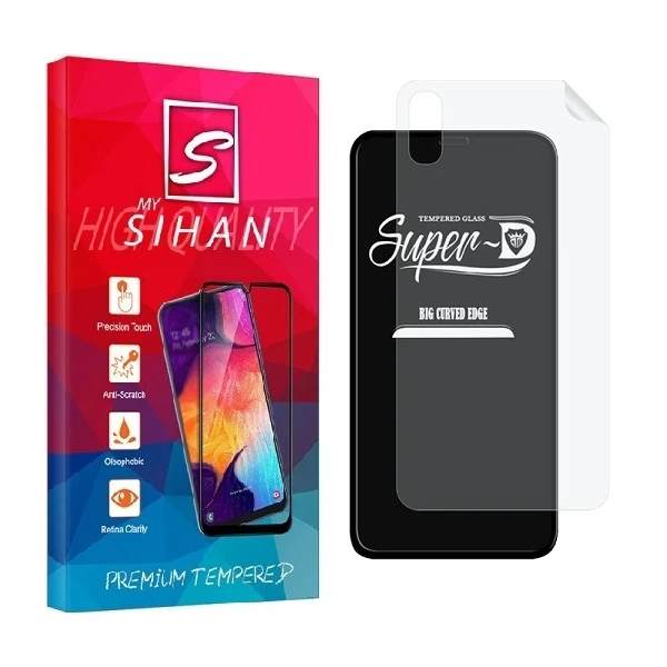 محافظ صفحه نمایش مای سیحان مدل 2SN- مناسب برای گوشی موبایل اپل iPhone XS Max به همراه محافظ پشت گوشی