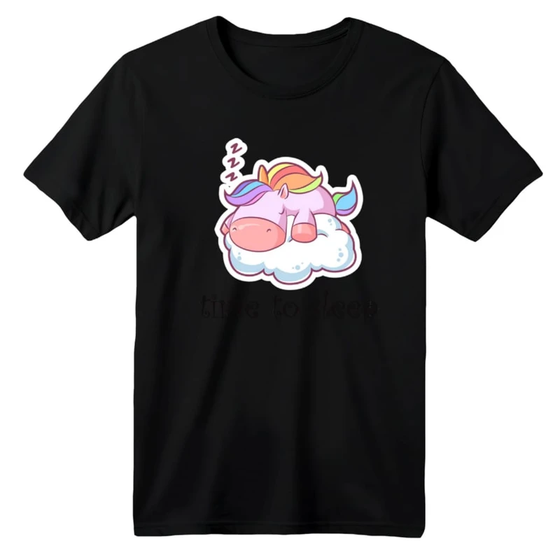 تی شرت آستین کوتاه بچگانه مدل یونیکورن کد ۳