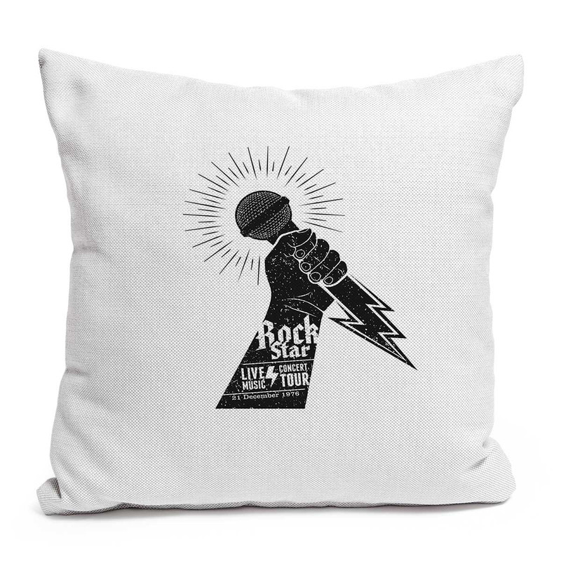 کاور کوسن کارنیلا طرح میکروفن وموزیک راک مدل knc193