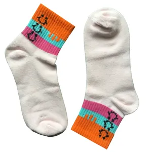 جوراب ساق کوتاه دخترانه دکتر جوراب مدل پنبه کشی کد 729-2