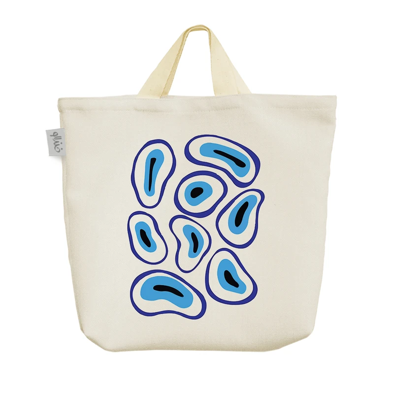 ساک خرید خندالو مدل چشم نظر کد 9463