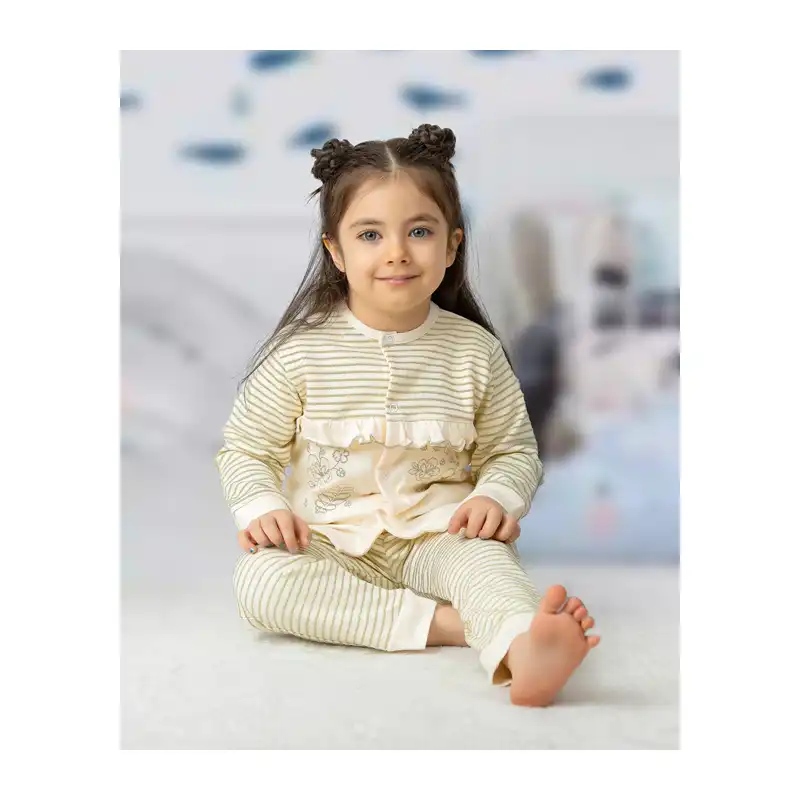 ست 3 تکه لباس نوزادی آدمک مدل لمه کد 32200