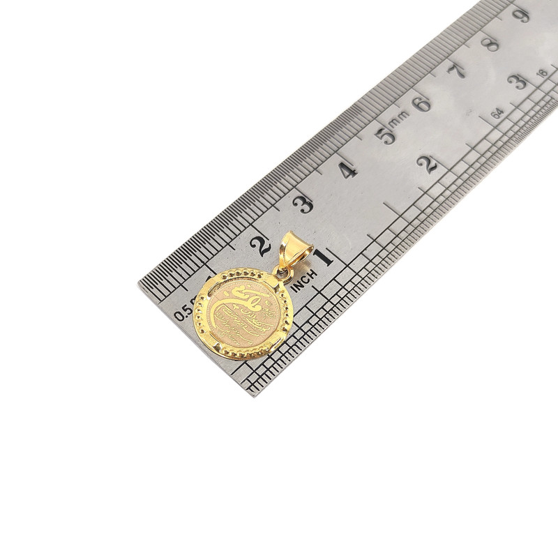 آویز گردنبند طلا 18 عیار طلا و جواهرسازی افرا مدل ون یکاد 065060