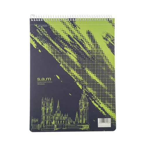 دفتر شطرنجی 100 برگ سم طرح Westminster 