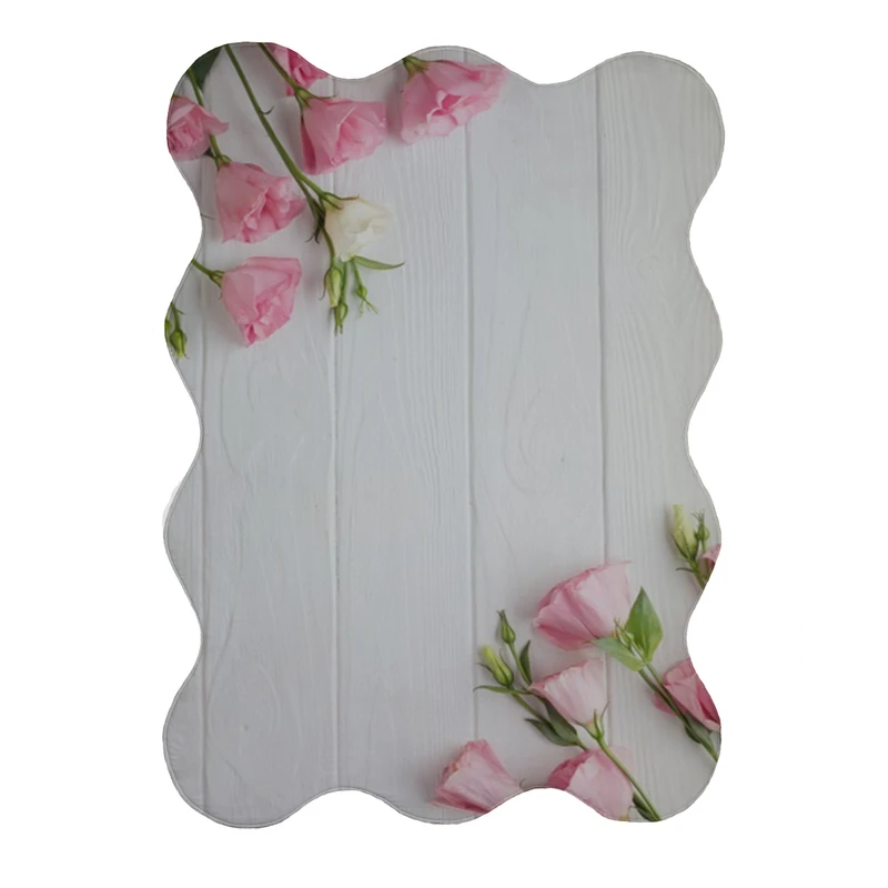 پادری مدل دالبر طرح گل کد 8124 سایز 80x110 سانتی متر 