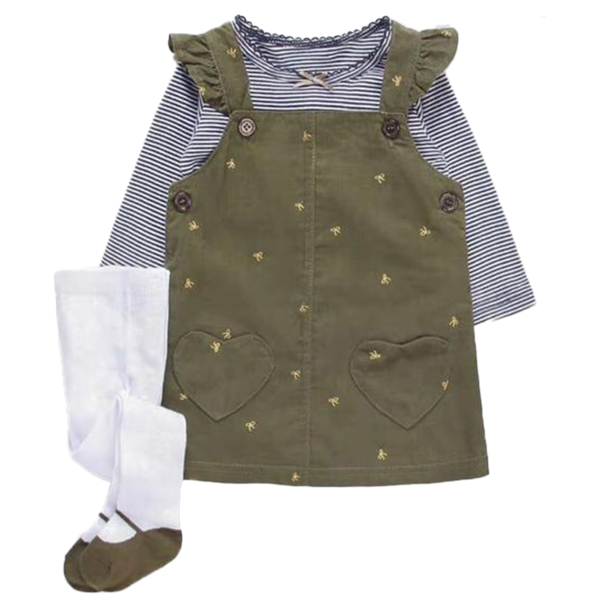 ست 3 تکه لباس نوزادی کارترز مدل 1376