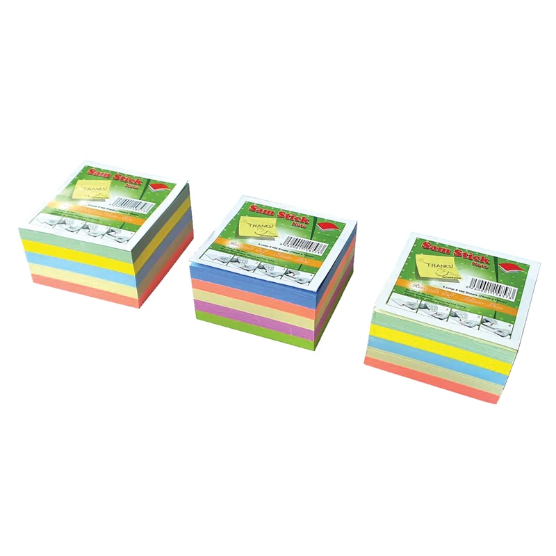 کاغذ یادداشت چسب دار سم مدل 400-3 سایز 7.5x7.5 سانتی متر بسته 3 عددی