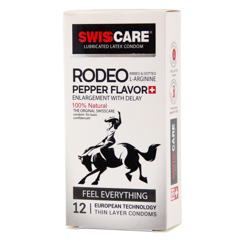 کاندوم سوئیسکر مدل Rodeo بسته 12 عددی به همراه کاندوم سوئیسکر مدل Real Thin بسته 3 عددی کاندوم سوئیسکر مدل Rodeo بسته 12 عددی به همراه کاندوم سوئیسکر مدل Real Thin بسته 3 عددی