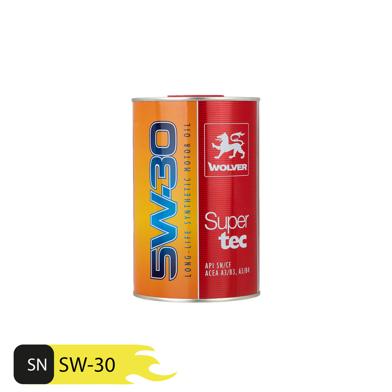 روغن موتور خودرو ولور مدل Super tec 5W30 SN حجم 1 لیتر