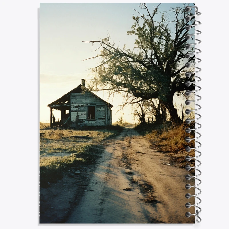 دفتر شطرنجی 50 برگ خندالو مدل منظره کد F486