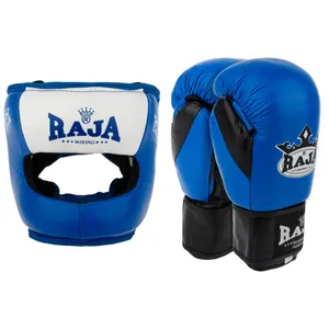 دستکش بوکس مدل KING RAJ 2025 به همراه کلاه رزمی 
