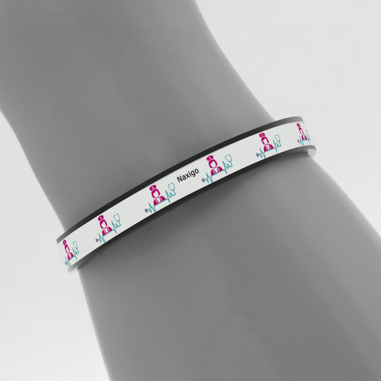 دستبند ناکسیگو طرح پزشک مدل BR5454 -  - 4