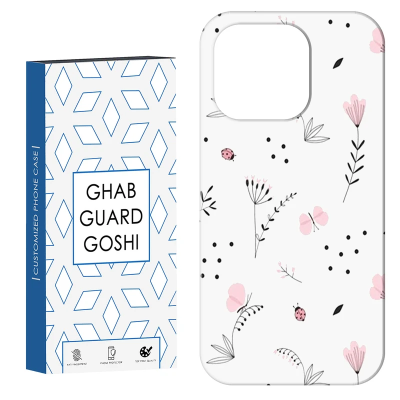 کاور قاب گارد گوشی طرح گل کد Dimo-419 مناسب برای گوشی موبایل اپل IPHONE 15 PRO MAX   