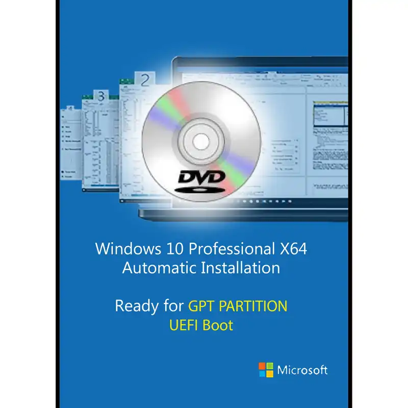 سیستم عامل Windows 10 Pro UEFI نشر مایکروسافت
