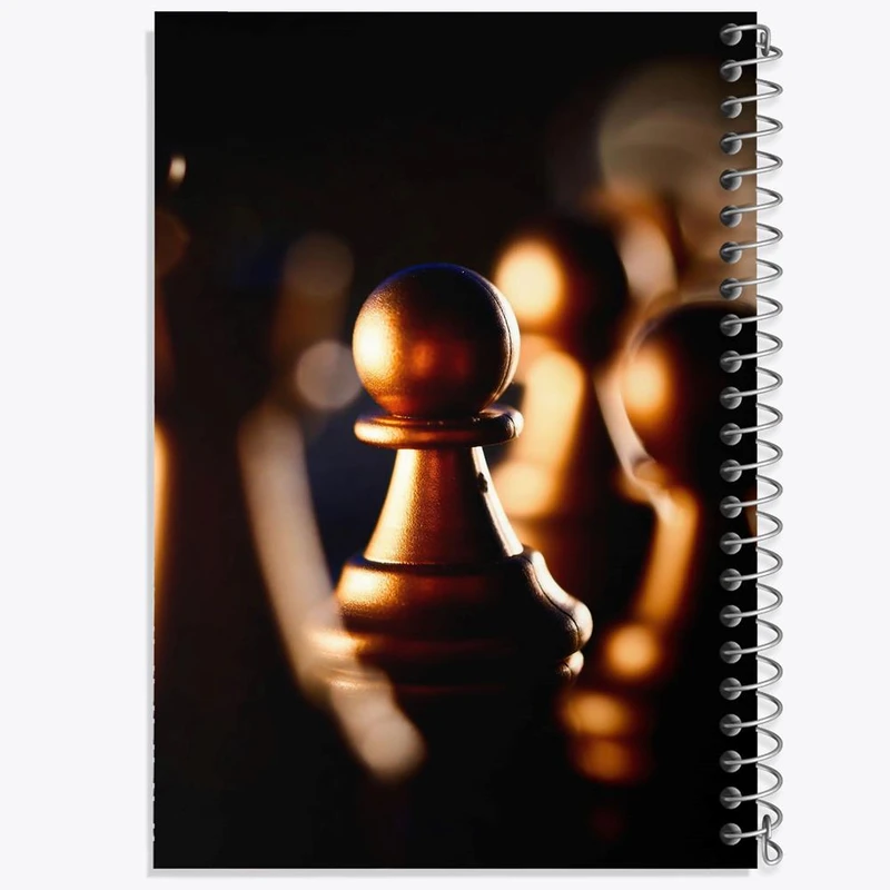 دفتر مشق 100 برگ خندالو طرح شطرنج کد 29254