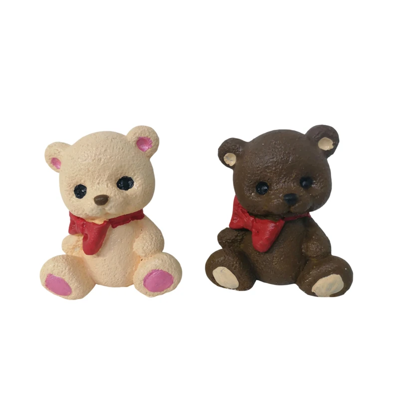 مجسمه مدل خرس های مهربان کد 66 مجموعه 2 عددی