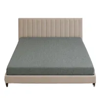 ملحفه پلی استر پنبه مدل کشدوزی شده دو نفره سایز 200x180 سانتی‌متر