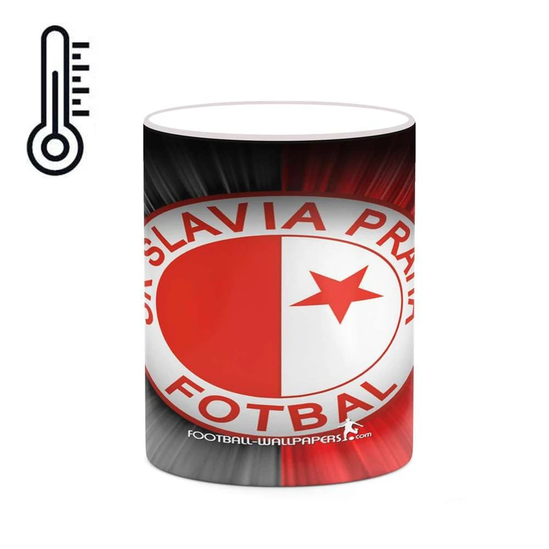 ماگ حرارتی کاکتی مدل تیم Slavia Praha کد mgh19653