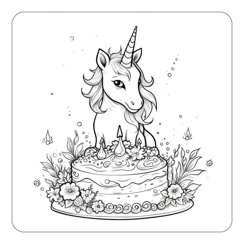 مگنت کاکتی طرح اسب تک شاخ و یونیکورن مدل mp29399