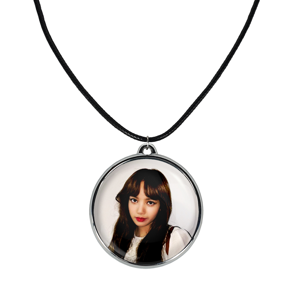 گردنبند خندالو مدل لیسا بلک پینک کد 1429014292