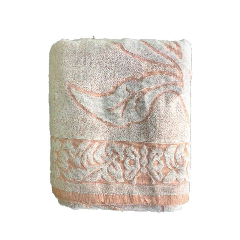 حوله حمام  طرح پنبه باف سایز 200x115 سانتی متر