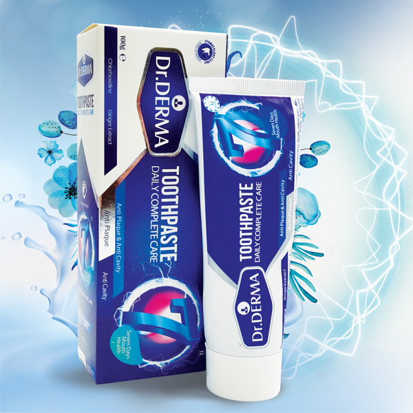 خمیردندان دکتر درما مدل Daily Complete care کد 5000 حجم 100 میلی لیتر خمیردندان دکتر درما مدل Daily Complete care کد 5000 حجم 100 میلی لیتر