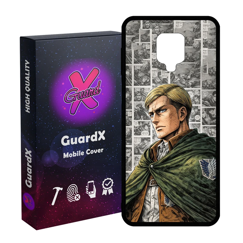 کاور گارد ایکس طرح جنگجو مدل 10948 مناسب برای گوشی موبایل شیائومی Redmi Note9 Pro/Note 9 Pro Max/Redmi Note 9S/MI Poco M2 Pro