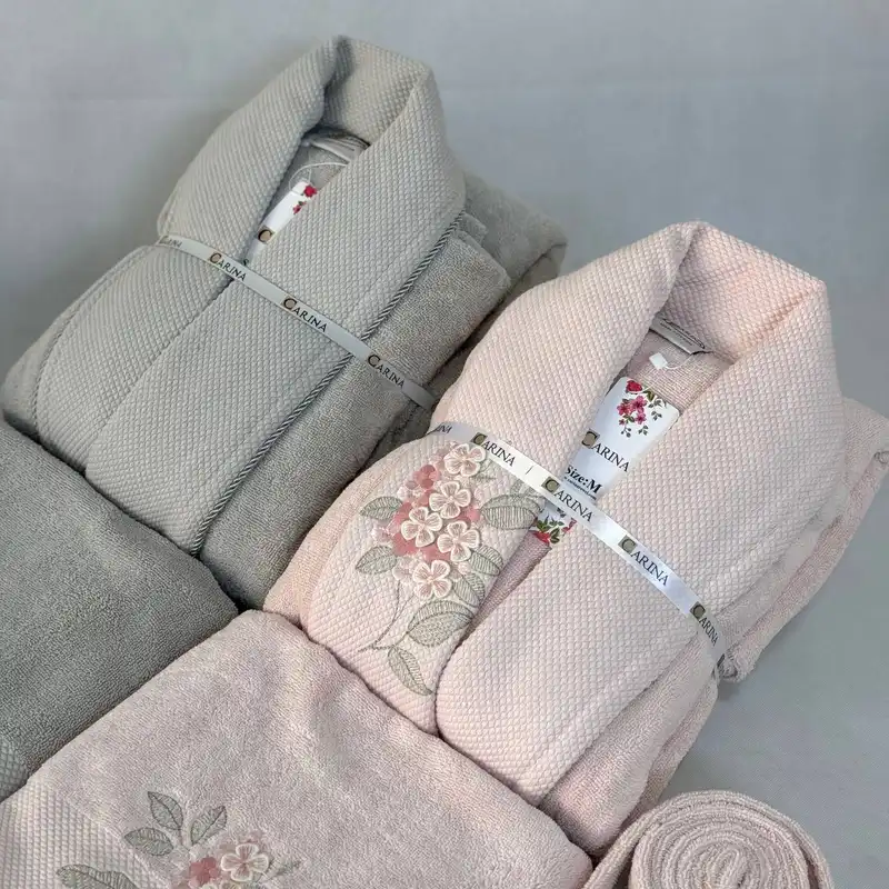 سرویس حوله کارینا مدل گلدیونا کد 01 مجموعه 8 عددی