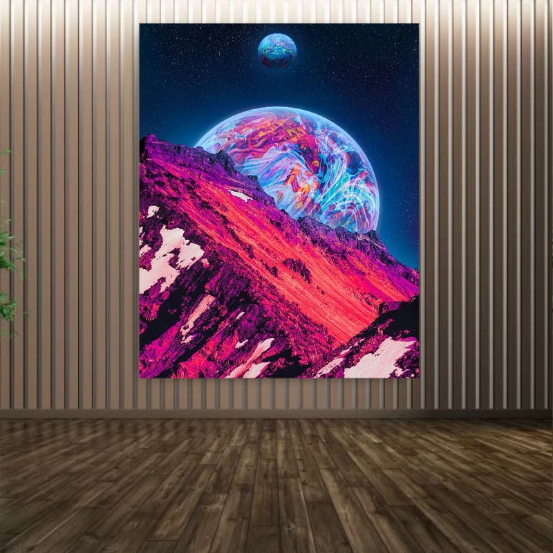 پوستر پارچه ای طرح سیاره منظومه شمسی مدل supernova کد PP1497