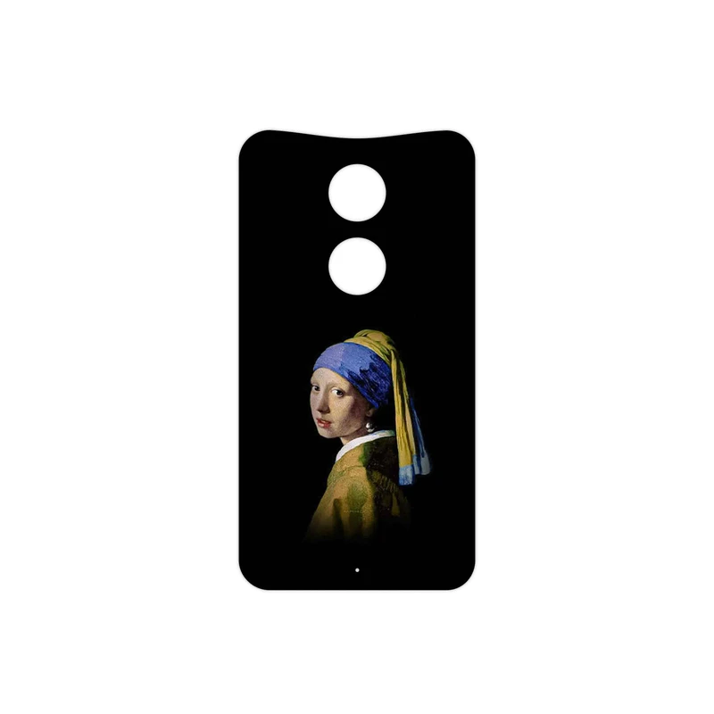برچسب پوششی ماهوت مدل Girl with a Pearl Earring of Vermeer مناسب برای گوشی موبایل موتورولا Moto X 2014
