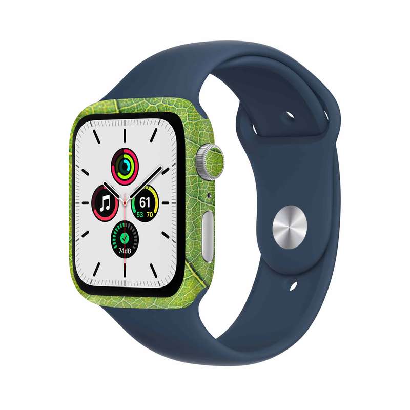 برچسب ماهوت طرح Leaf_Texture مناسب برای اپل واچ Watch Se 44mm