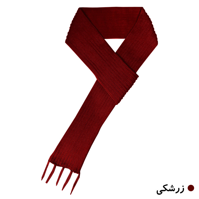 ست کلاه و شال گردن بافتنی بچگانه مدل فرانسوی کد C14